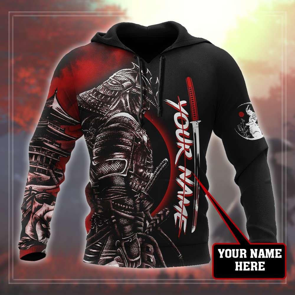 Customize Name Samurai Tattoo 3D All Over Printed Unisex Shirt - Amaze Style™