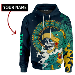 Aztec Eagle Collage Art Customized 3D All Over Printed Shirt Hoodie