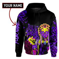 Aztec Eagle Warrior Jaguar Collage Art Customized 3D All Over Printed Shirt Hoodie