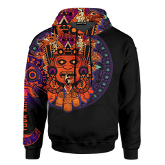 Aztec Guerrera Mural Art Customized 3D All Over Printed hoodie