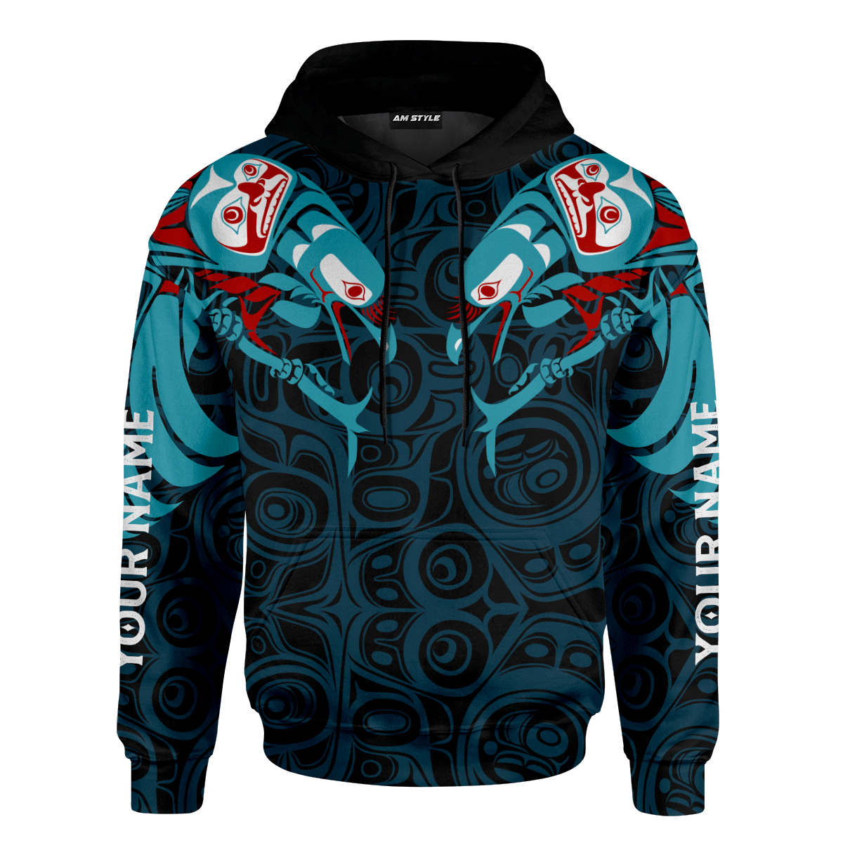 Native American Zodiac Signs Raven Zodiac Signs Pacific Northwest Customized 3D All Over Printed Shirt Hoodie