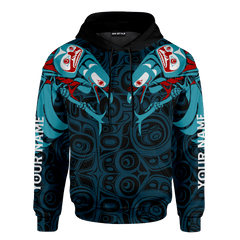 Native American Zodiac Signs Raven Zodiac Signs Pacific Northwest Customized 3D All Over Printed Shirt Hoodie