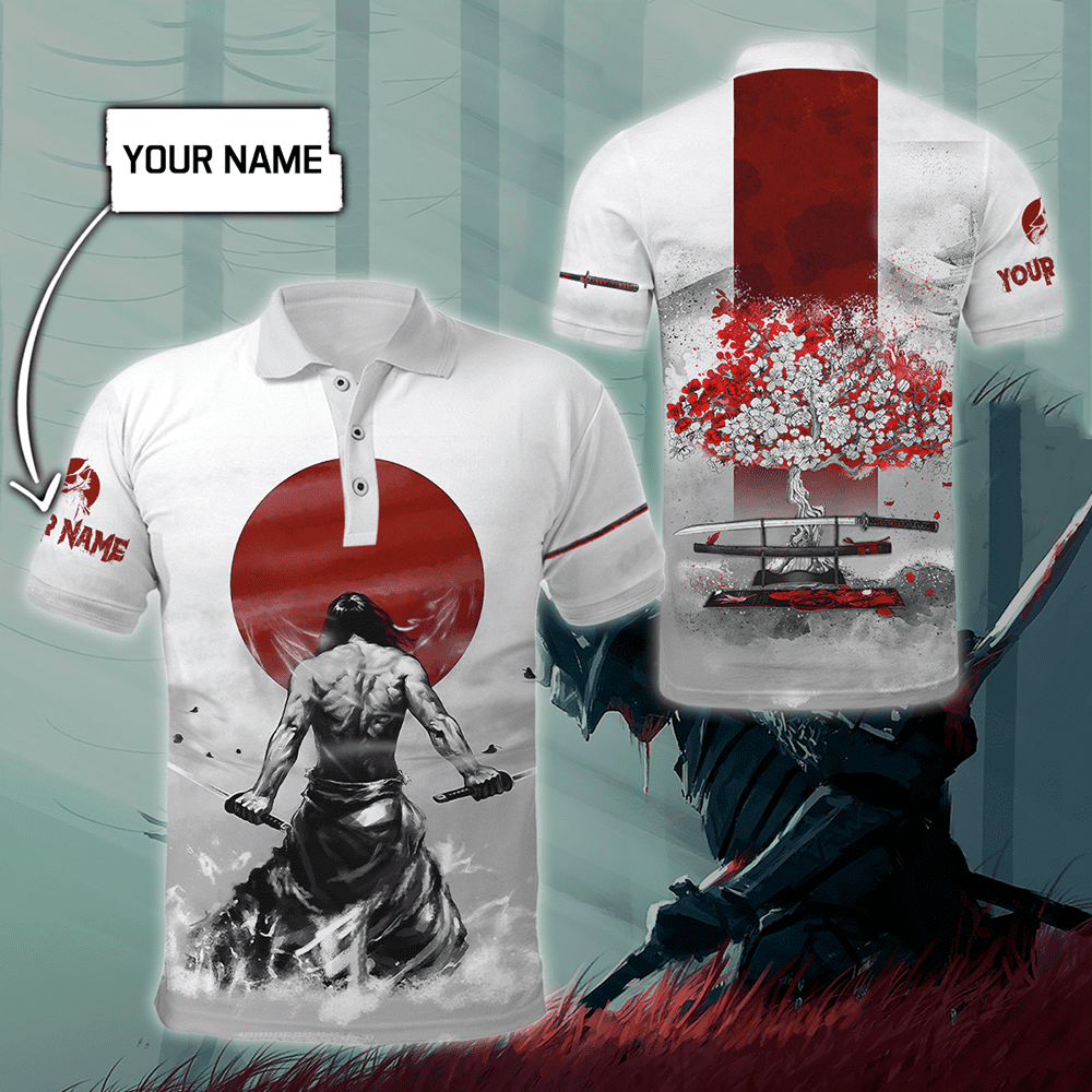 Customize Name Samurai Tattoo Japan 3D All Over Printed Unisex Shirt - Amaze Style™