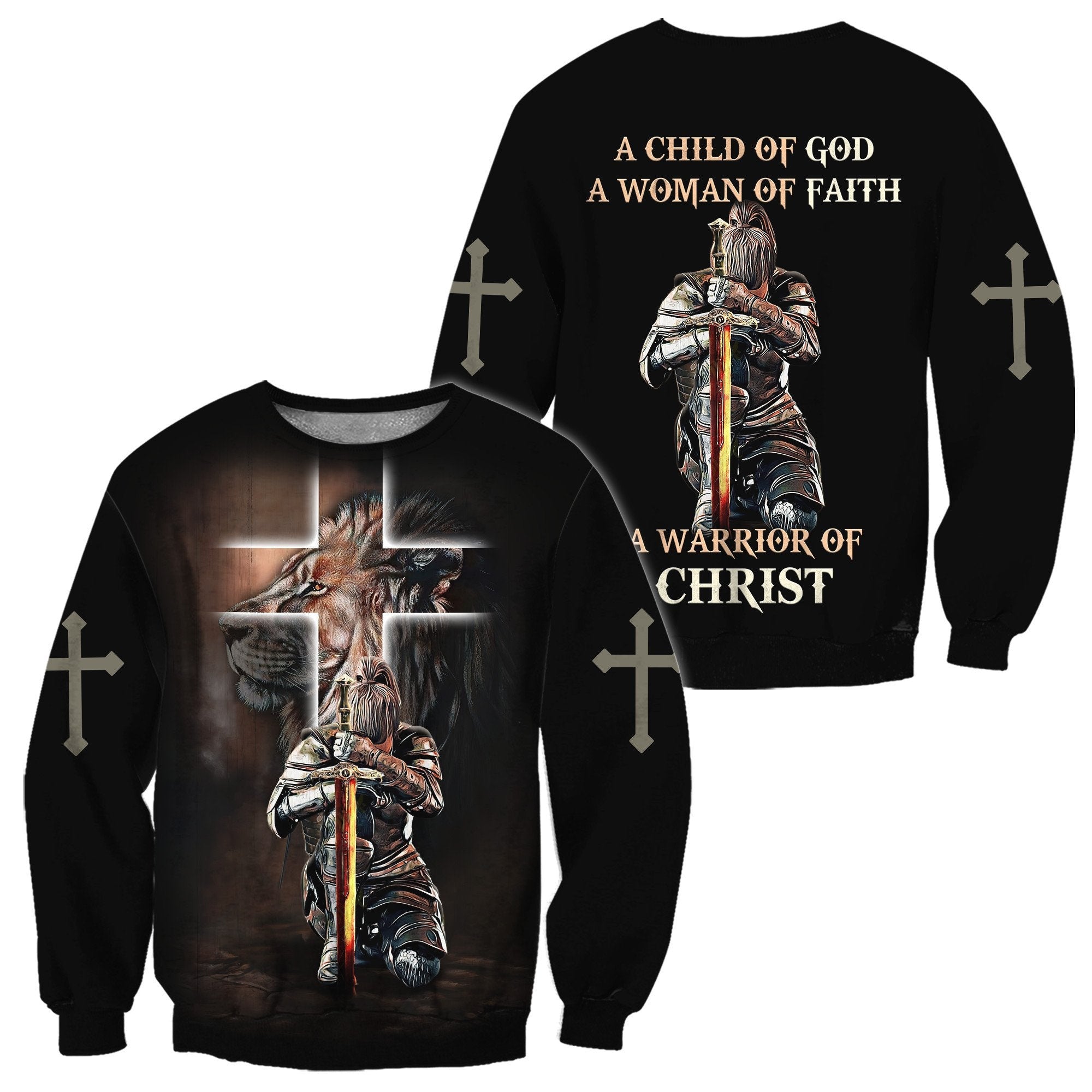 A Child Of God, A Woman Of Faith 3D All Over Printed Unisex Shirts - Amaze Style™