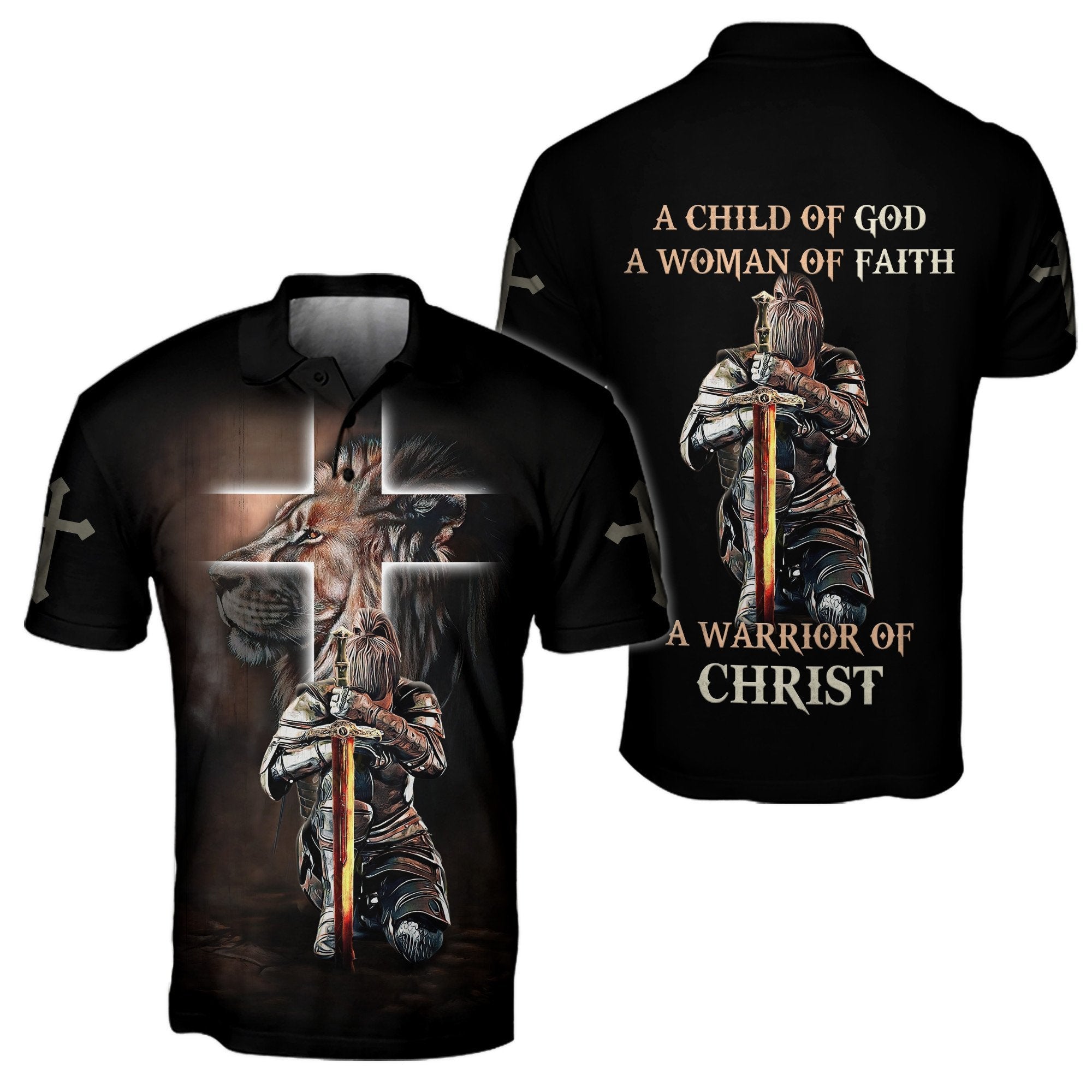 A Child Of God, A Woman Of Faith 3D All Over Printed Unisex Shirts - Amaze Style™