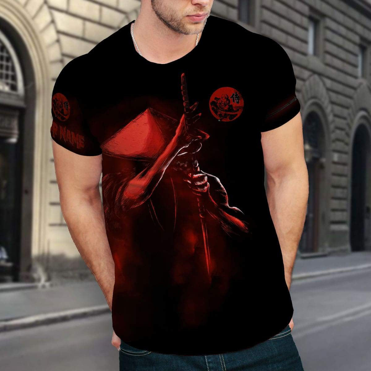 Customize Name Samurai Tattoo Japan 3D All Over Printed Unisex Shirt - Amaze Style™