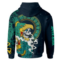 Aztec Eagle Collage Art Customized 3D All Over Printed Shirt Hoodie