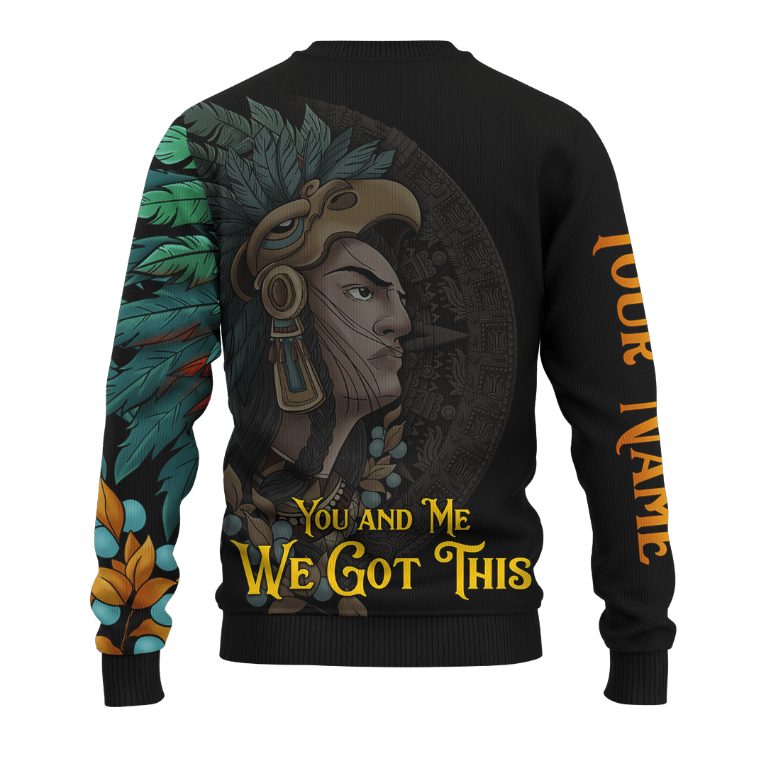 Aztec Couple You And Me We Got This Man Customized 3D All Over print hoodie