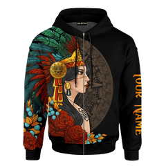 Aztec Couple You And Me We Got This Woman Customized 3D All Over print hoodie