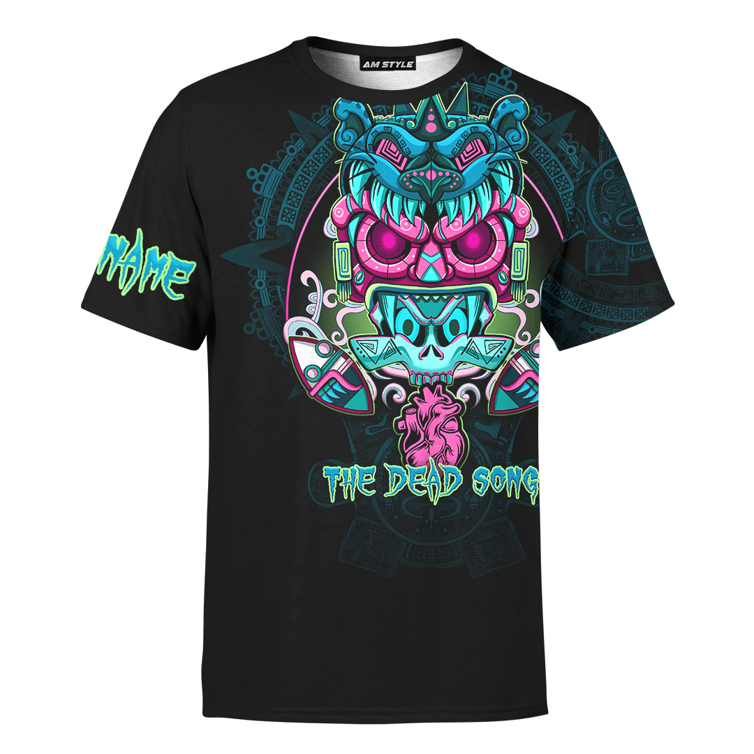 AZTEC DEAD SONG MEXICAN MURAL ART CUSTOMIZED 3D ALL OVER PRINTED SHIRT Hoodie