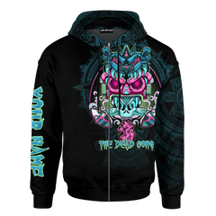 AZTEC DEAD SONG MEXICAN MURAL ART CUSTOMIZED 3D ALL OVER PRINTED SHIRT Hoodie