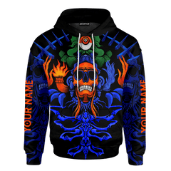 Aztec Dios De La Muerte Collage Mural Art Customized 3D All Over Printed Shirt Hoodie