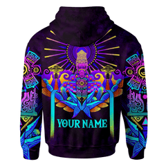 Aztec Tezcatlipoca QuetzalCloakl Deities Mural Art Customized 3D All Over Printed Hoodie