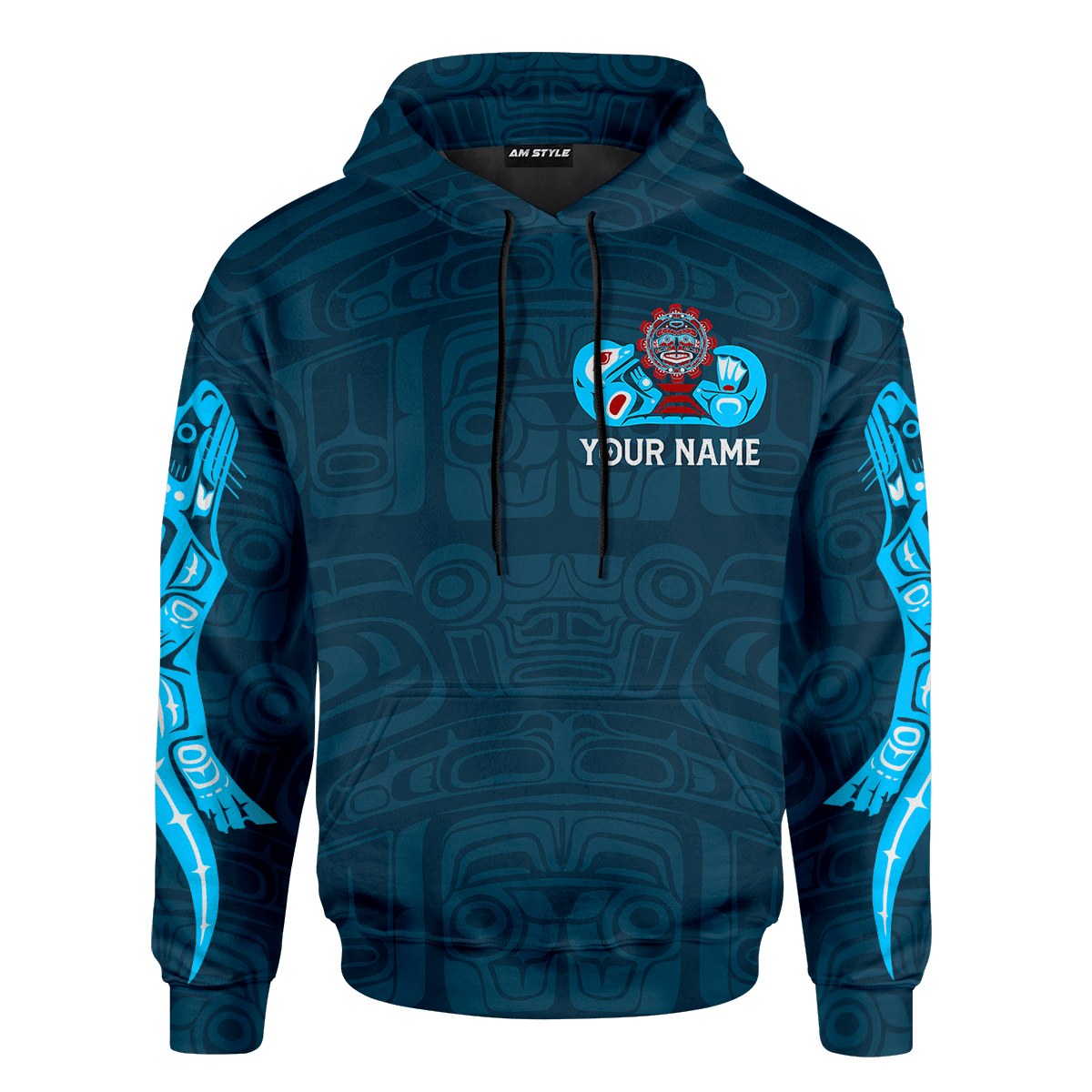 Otter Native American Zodiac Pacific Northwest Native American Art Customized 3D All Over Printed Shirt Hoodie