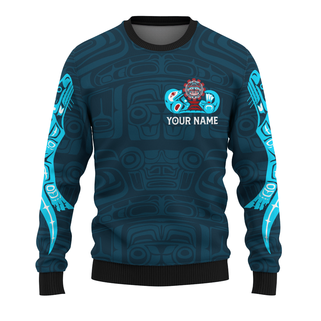 Otter Native American Zodiac Pacific Northwest Native American Art Customized 3D All Over Printed Shirt Hoodie