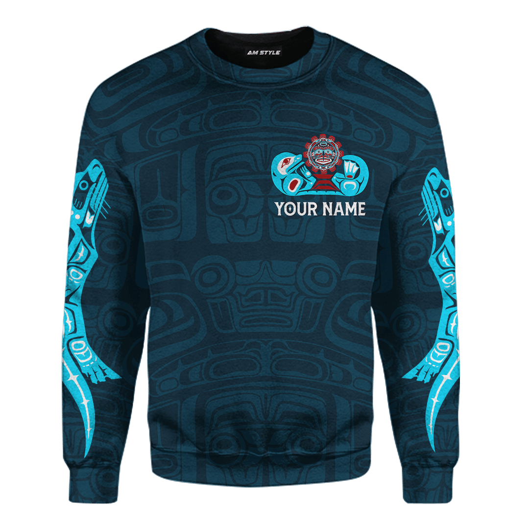 Otter Native American Zodiac Pacific Northwest Native American Art Customized 3D All Over Printed Shirt Hoodie