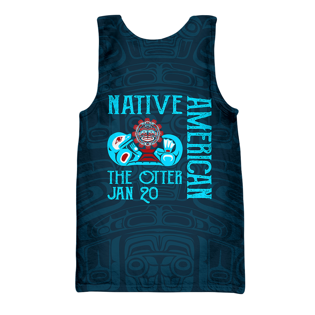 Otter Native American Zodiac Pacific Northwest Native American Art Customized 3D All Over Printed Shirt Hoodie