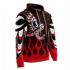 Falcon Native American Zodiac Pacific Northwest Style Customized 3D All Over Printed Shirt Hoodie