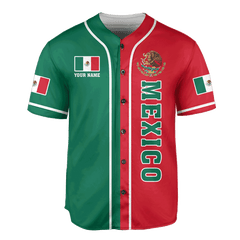 Mexico Half & Half Customize 3D All Over Printed Baseball Shirt & Cap