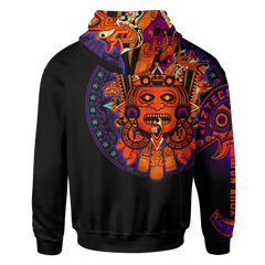 Aztec Guerrera Mural Art Customized 3D All Over Printed hoodie