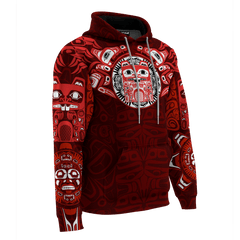 Native American Zodiac Signs Haida Beaver Pacific Northwest Style Customized 3D All Over Printed Shirt Hoodie