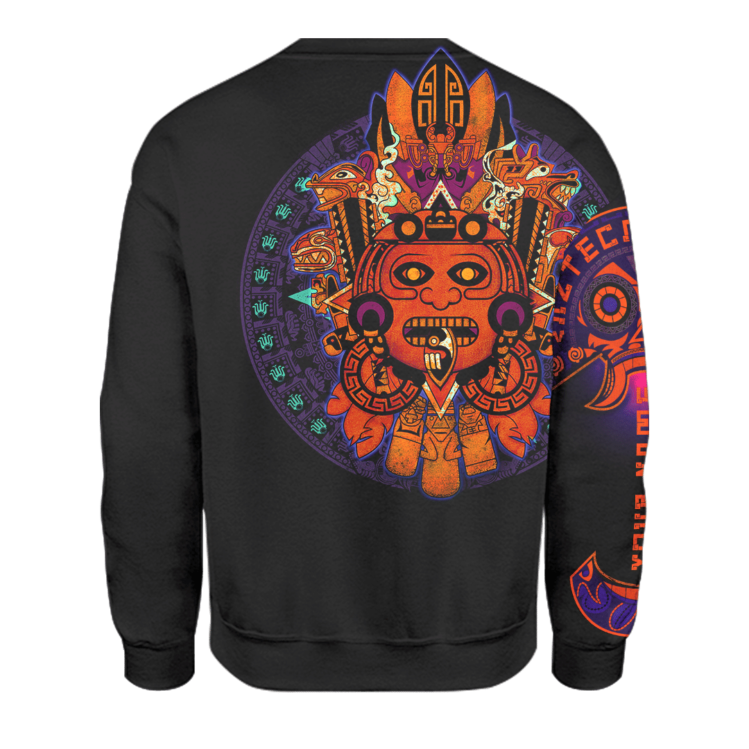 Aztec Guerrera Mural Art Customized 3D All Over Printed hoodie