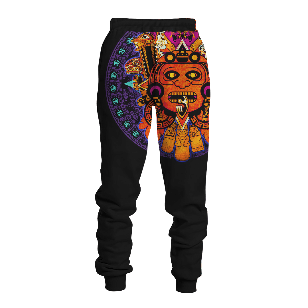 Aztec Guerrera Mural Art Customized 3D All Over Printed hoodie