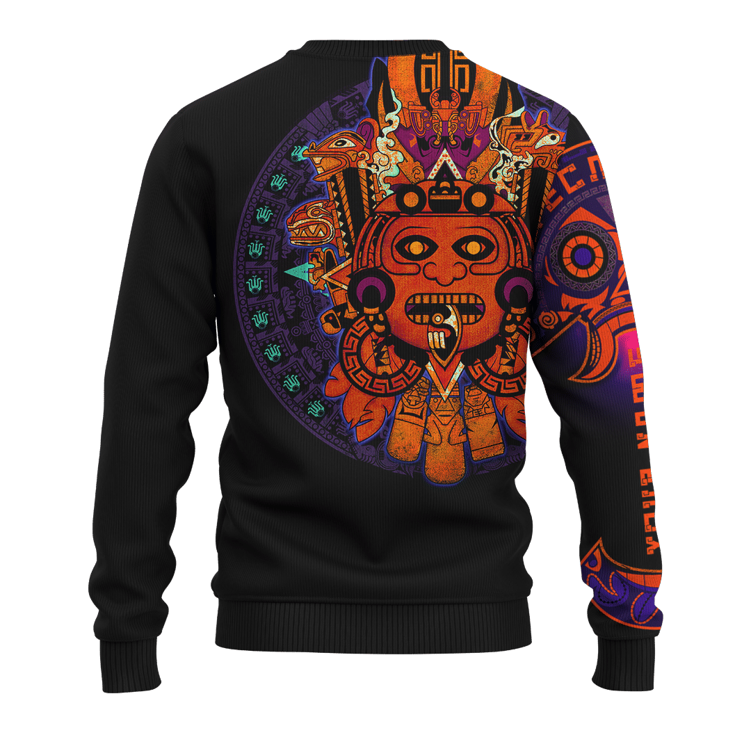 Aztec Guerrera Mural Art Customized 3D All Over Printed hoodie