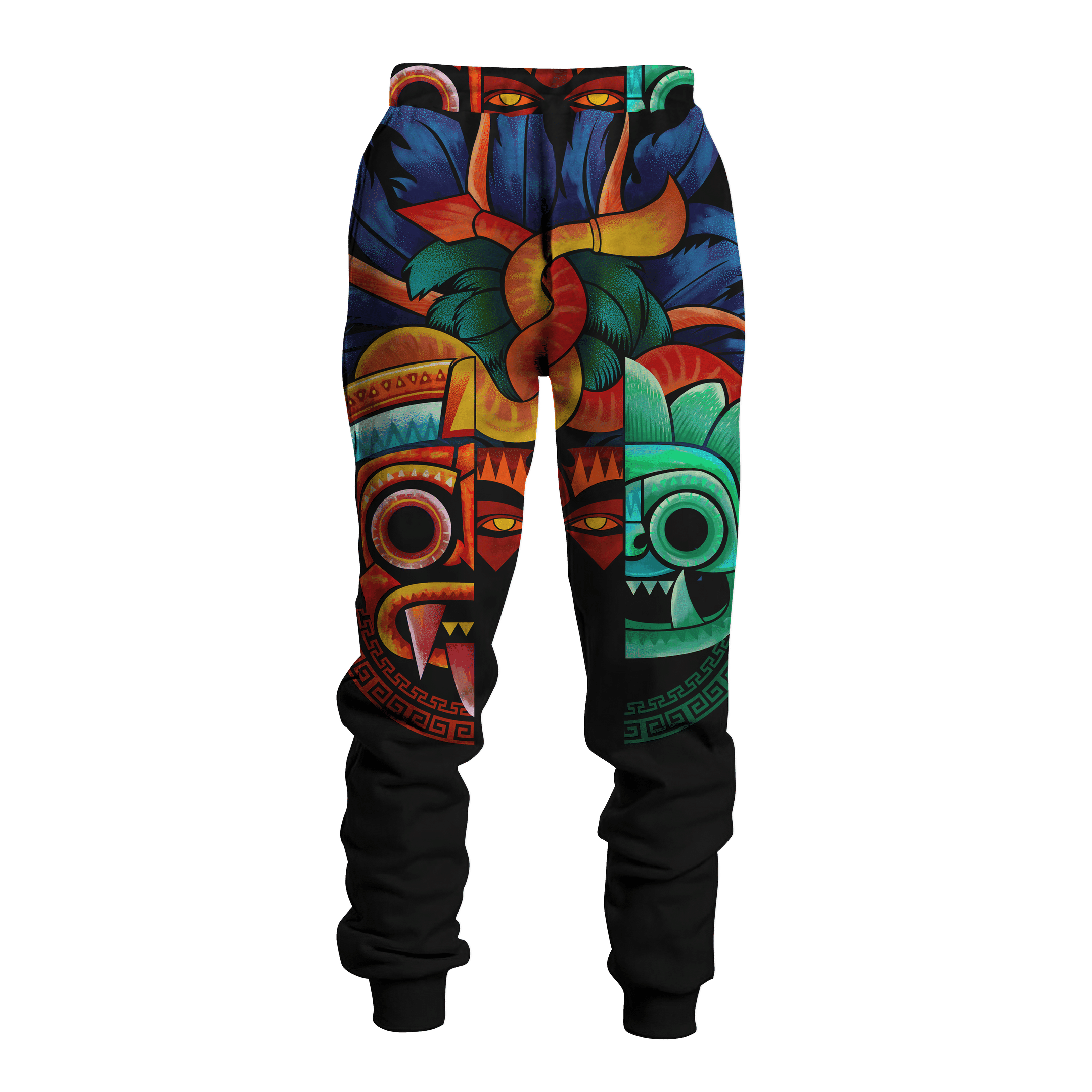 Aztec Tlaloc QuetzalCloakl Deities Mural Art Customized 3D All Over Printed 3D All Over Printed hoodie