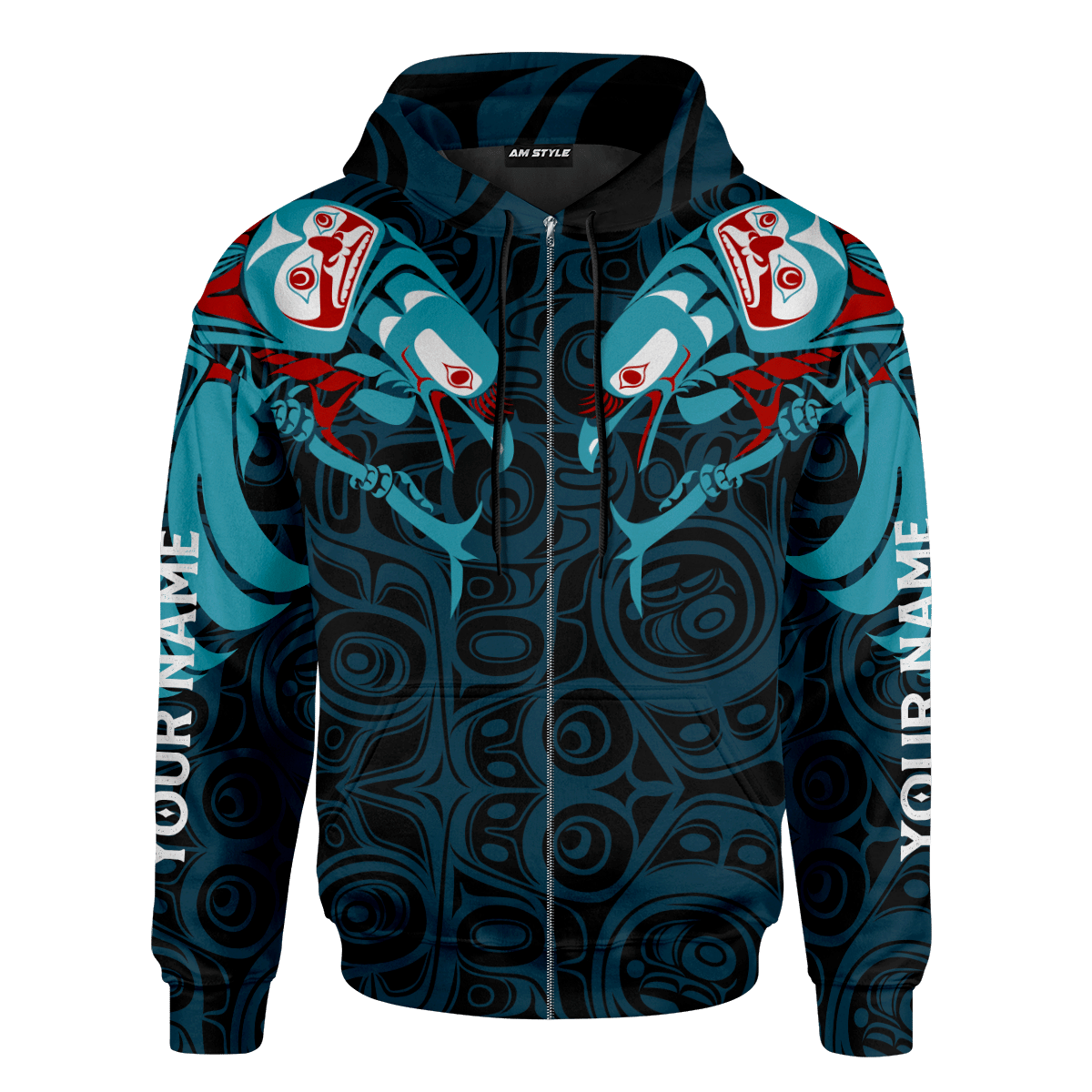 Native American Zodiac Signs Raven Zodiac Signs Pacific Northwest Customized 3D All Over Printed Shirt Hoodie