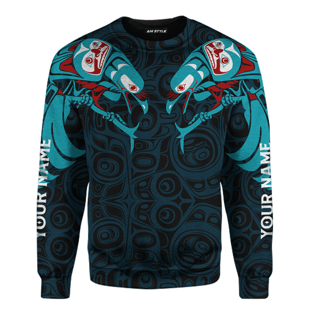 Native American Zodiac Signs Raven Zodiac Signs Pacific Northwest Customized 3D All Over Printed Shirt Hoodie