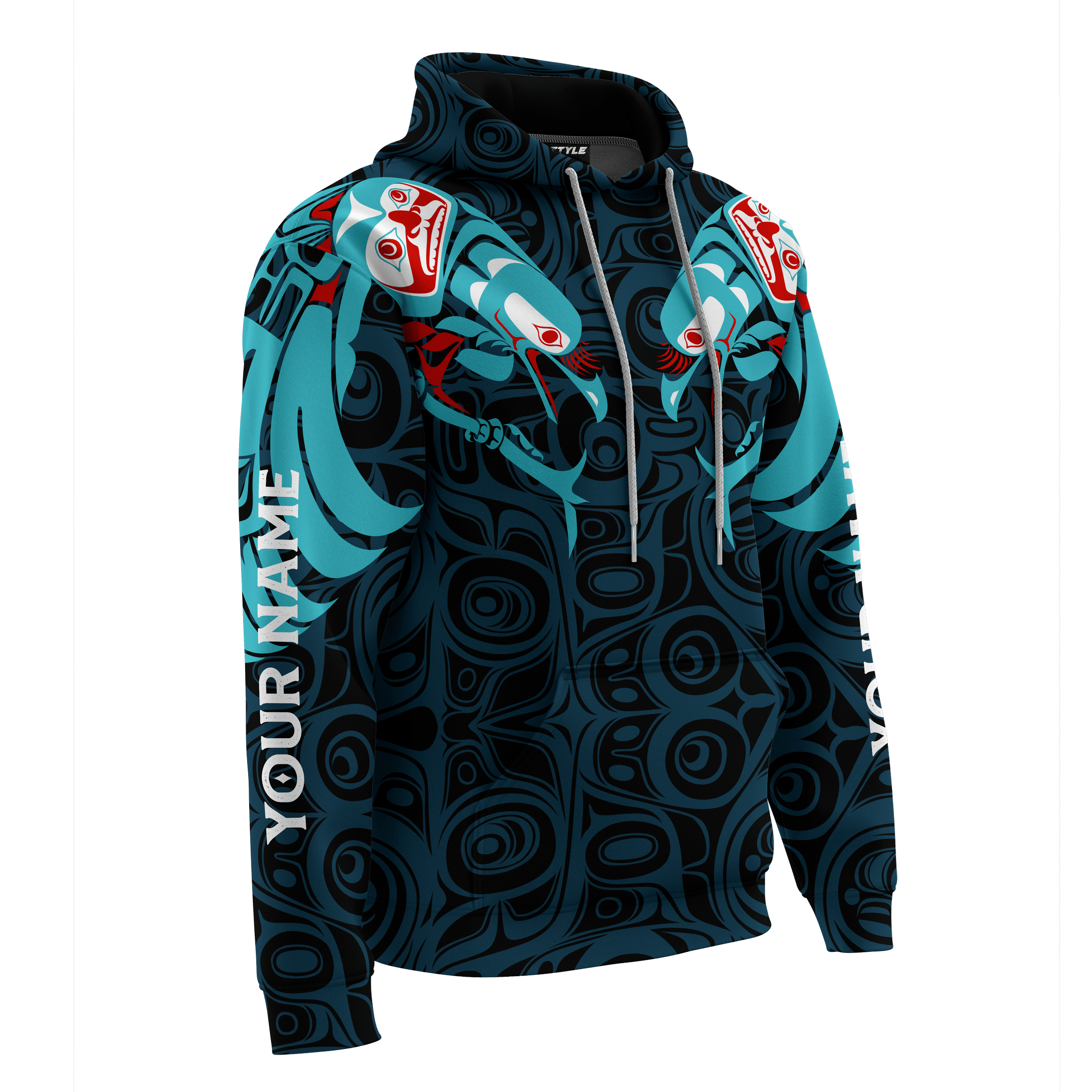 Native American Zodiac Signs Raven Zodiac Signs Pacific Northwest Customized 3D All Over Printed Shirt Hoodie