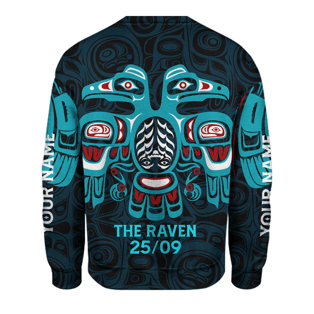 Native American Zodiac Signs Raven Zodiac Signs Pacific Northwest Customized 3D All Over Printed Shirt Hoodie