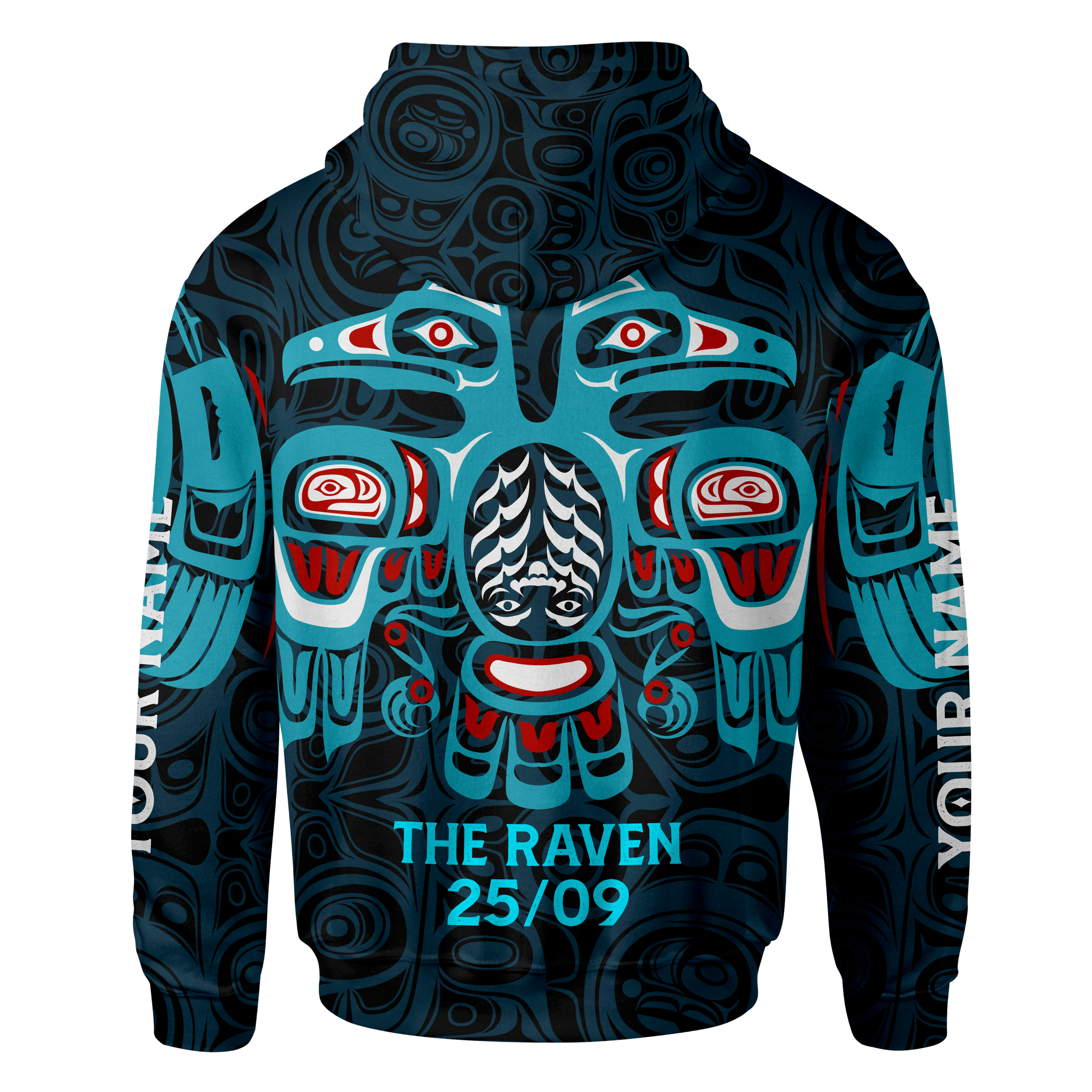 Native American Zodiac Signs Raven Zodiac Signs Pacific Northwest Customized 3D All Over Printed Shirt Hoodie