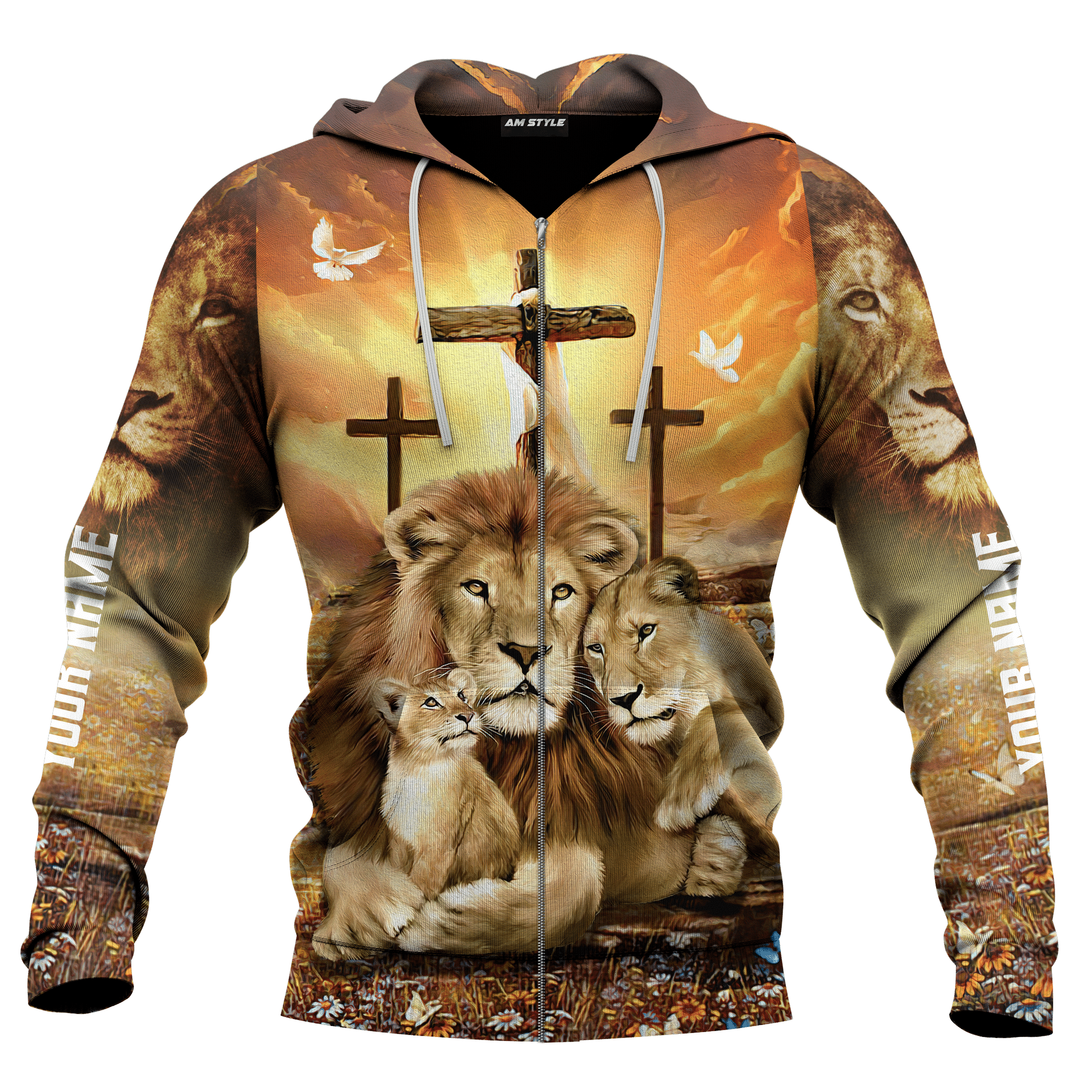 dad i asked god jesus family faith customized 3d all overprinted hoodie