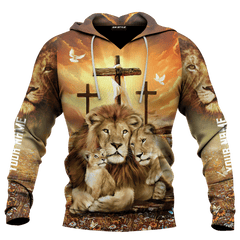 dad i asked god jesus family faith customized 3d all overprinted hoodie