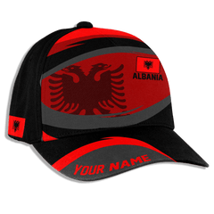 Albania Thunder Tornado Customize 3D All Over Printed Baseball Shirt & Cap