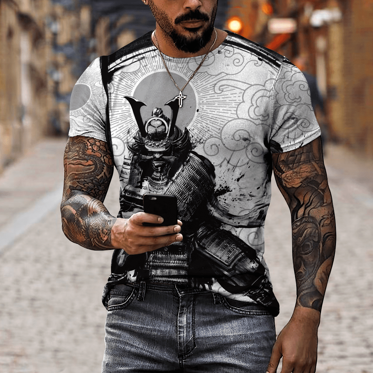 Premium Unisex Printed Samurai Shirts MEI