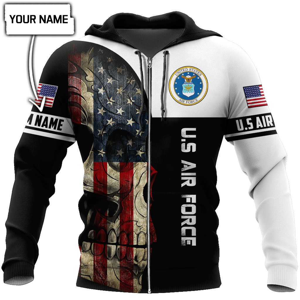 Proud to be United States Air Force Personalized Name - Shirts For Men and Women