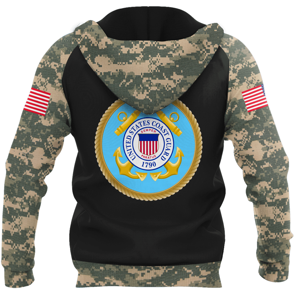 Proud to be United States Coast Guard Personalized Name - Shirts For Men and Women