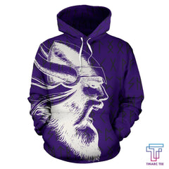 Vikings Warrior? Hoodie Purple & White Ver