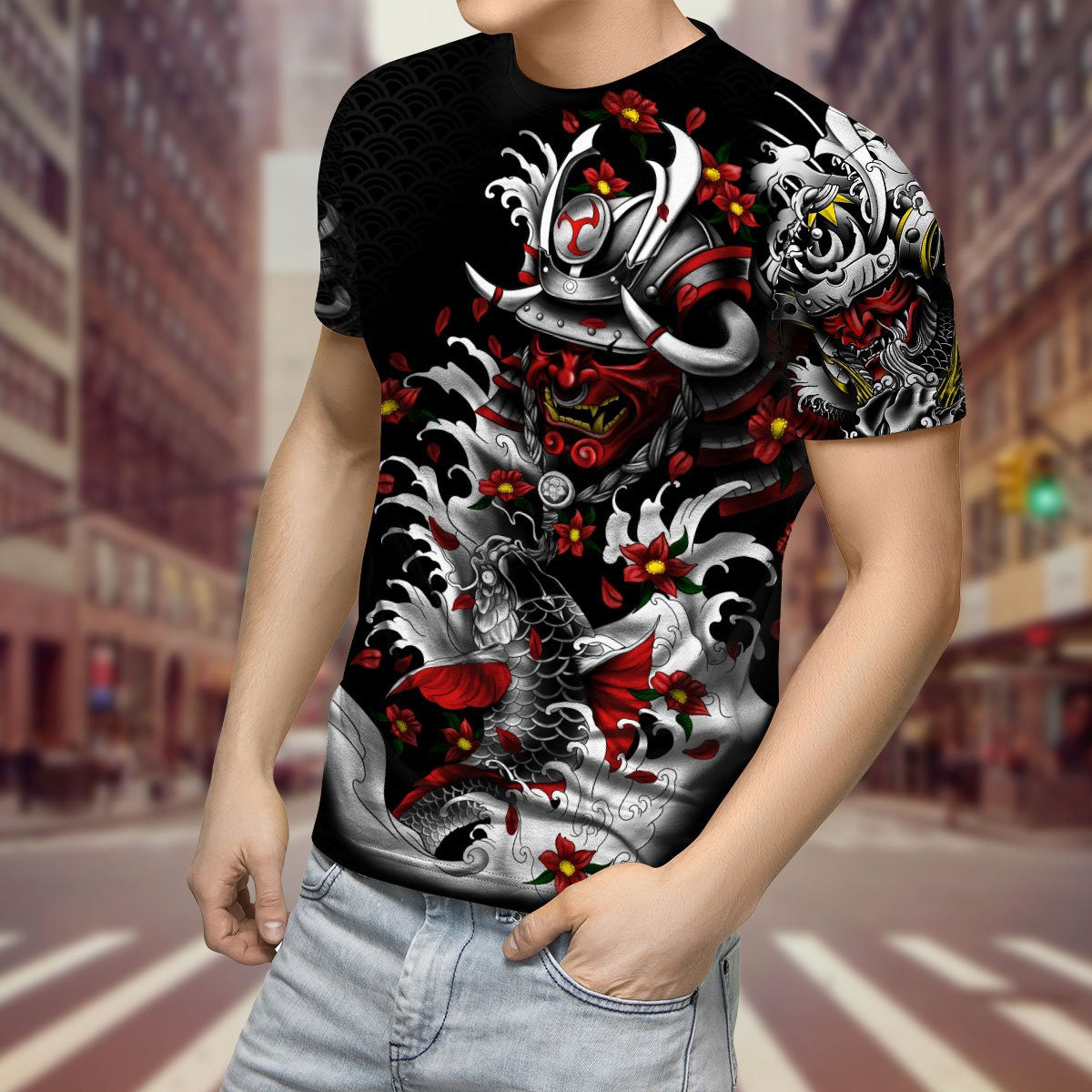 Premium Unisex Printed Samurai Shirts MEI