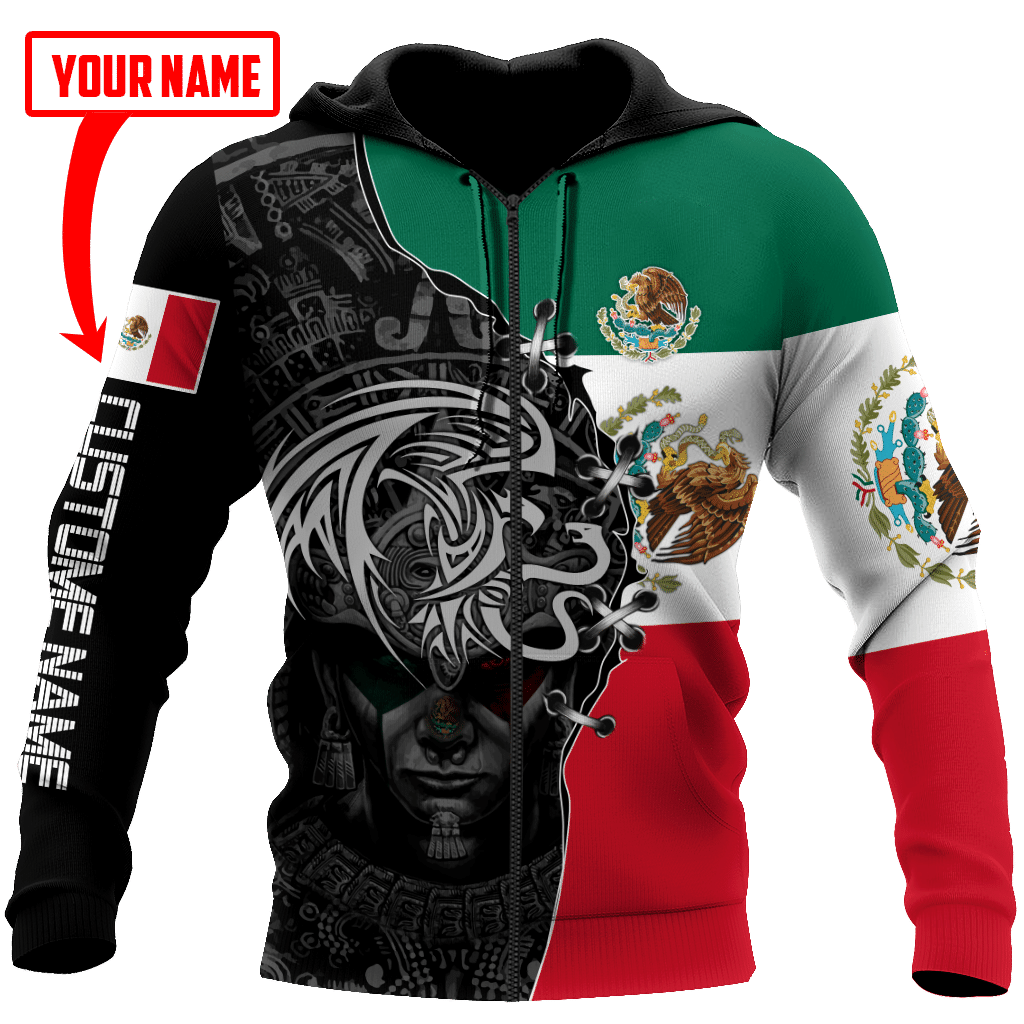 Persionalized Mexico Aztec Shirts For Men and Women