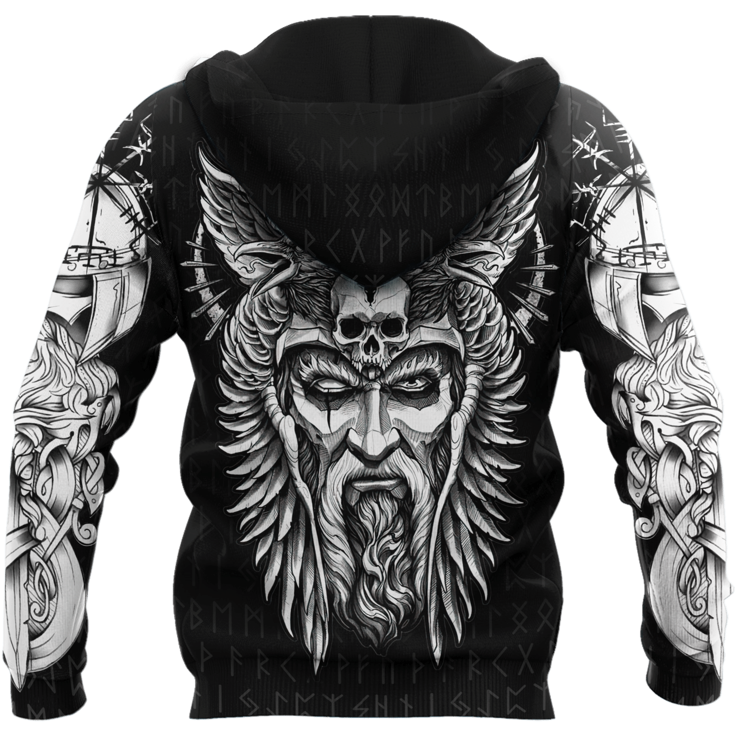 Odin Viking Warrior Hoodie