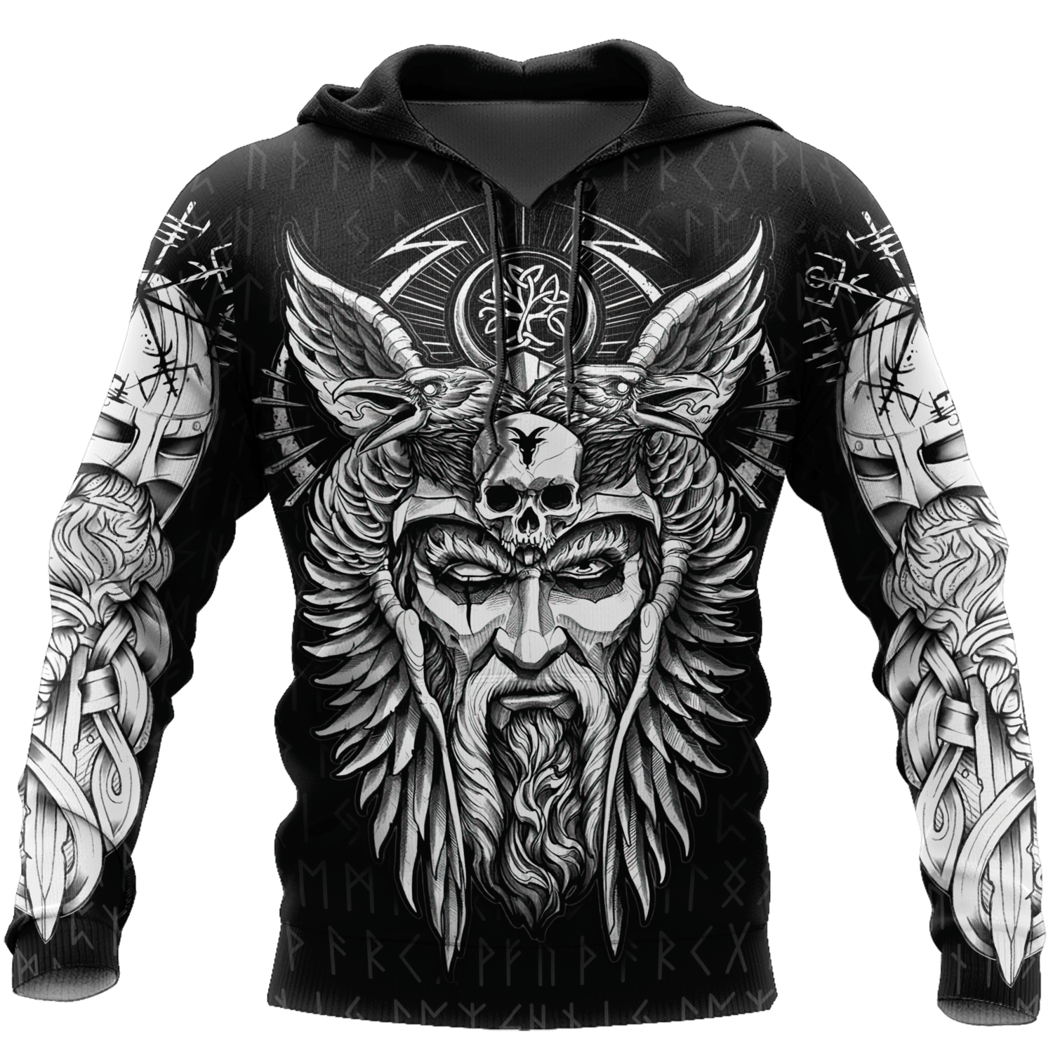 Odin Viking Warrior Hoodie