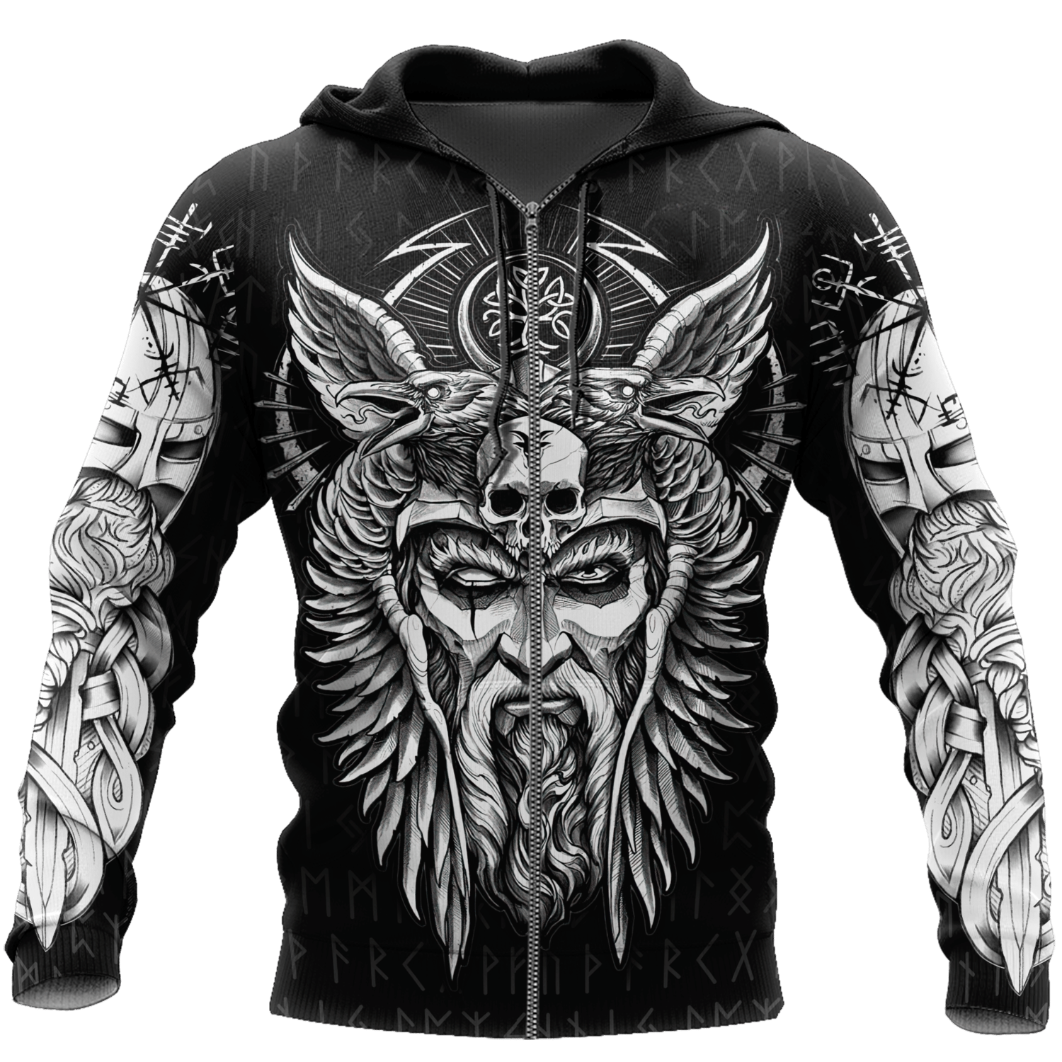 Odin Viking Warrior Hoodie