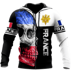 Personalized France Skull Shirts