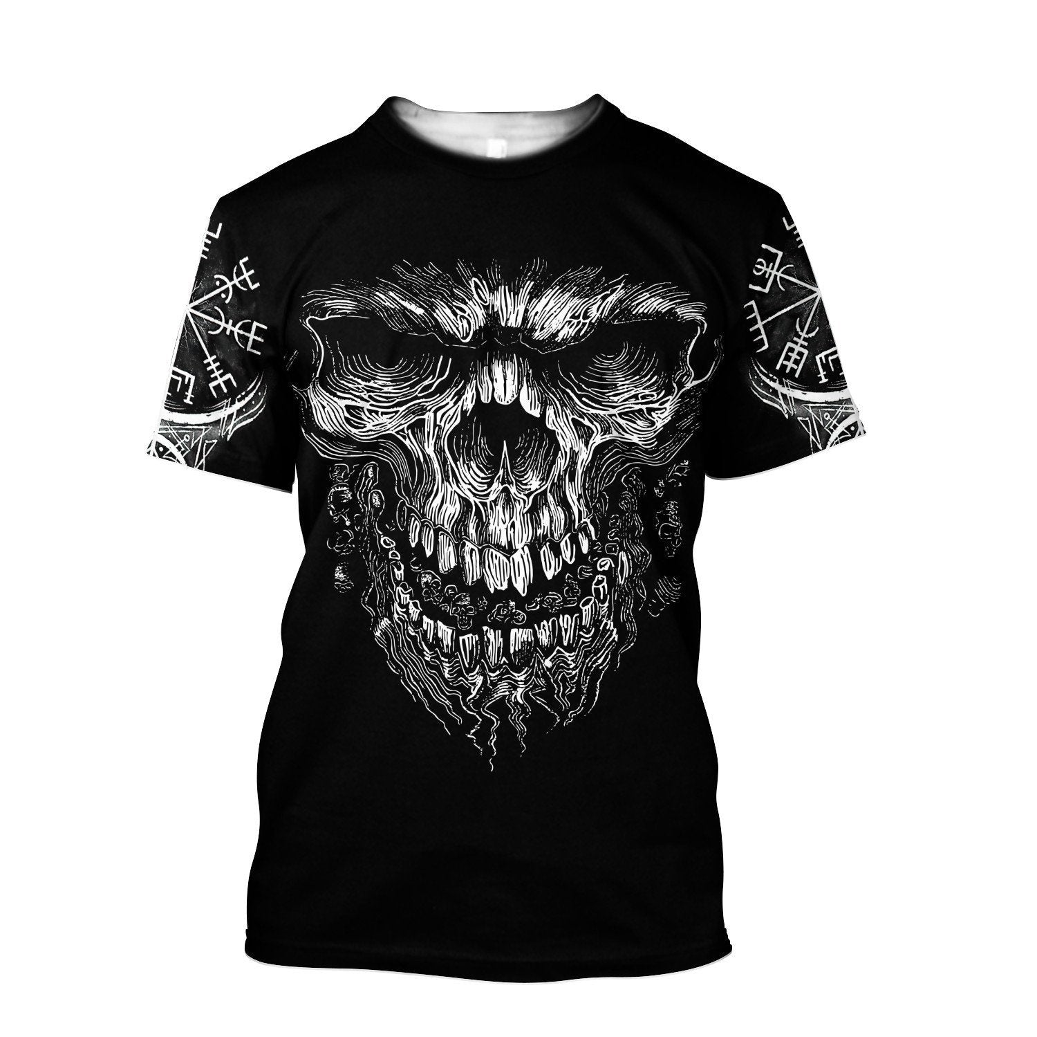 Viking Skull Hoodie For Men And Women MH