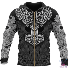 Viking Hoodie - Mjolnir Odin