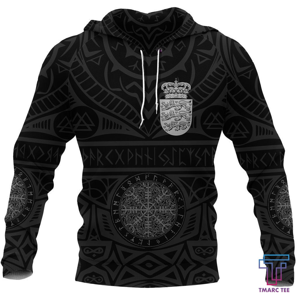 Denmark Vikings Tattoo Hoodie